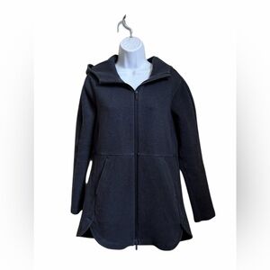 Lululemon Going Places Full Zip Long Hooded Navy Blue Jacket Size 6